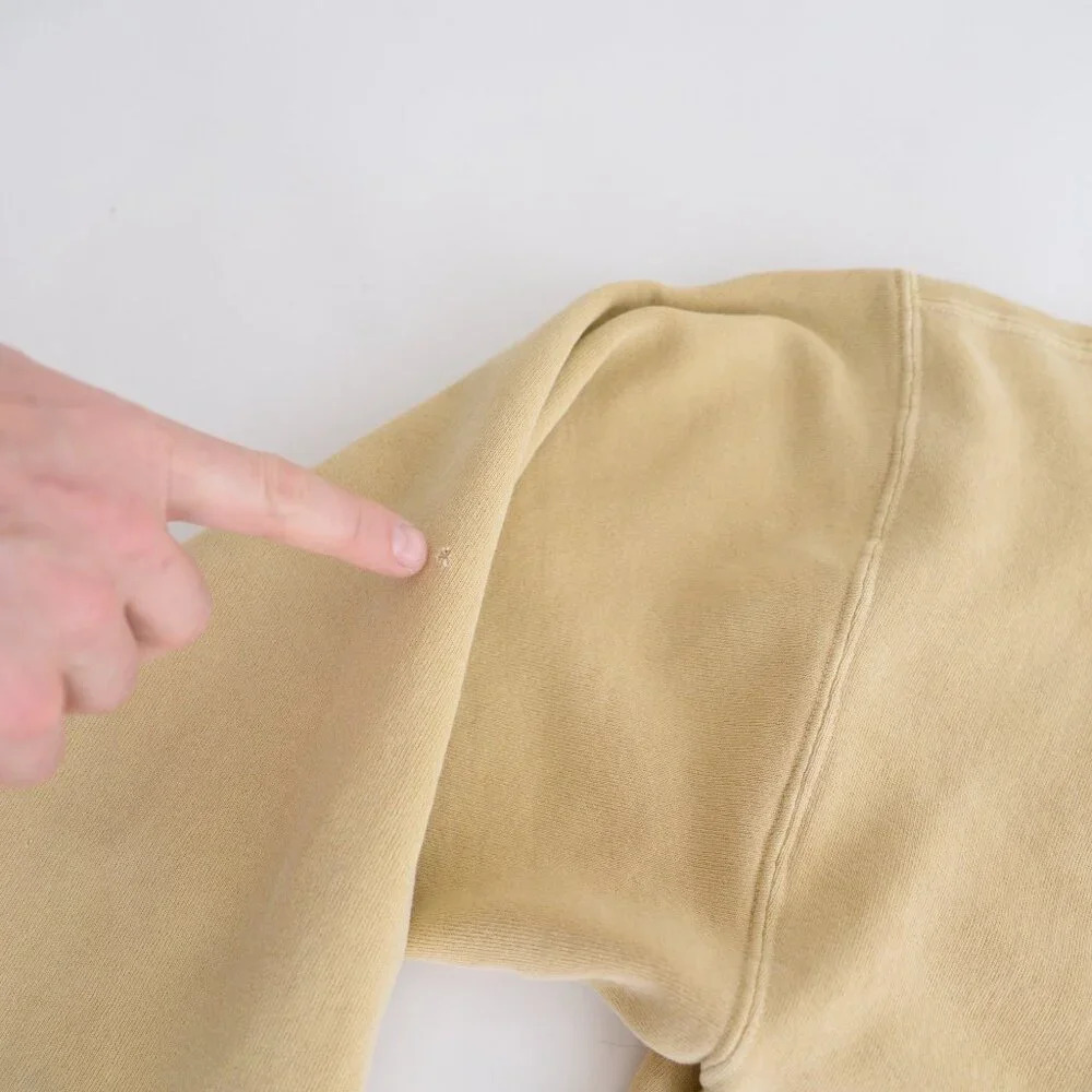 Vintage 90S Perrin Yellow Traverse City Mi Crew Neck Size 2XL - Picture 13 of 13